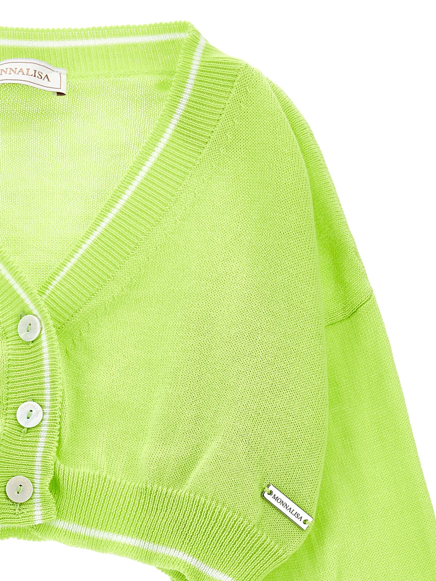 Cardigan corto in maglia