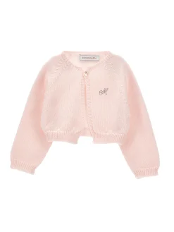 Cardigan corto lana merino