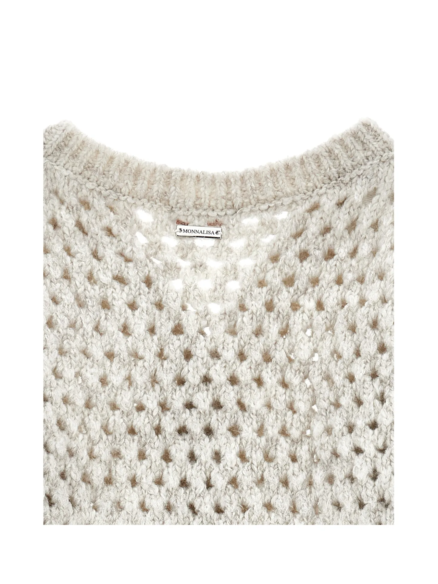 Cardigan corto traforato