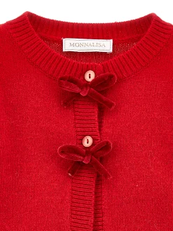 Cardigan soft fiocchi velluto