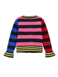 Cardigan soft lurex
