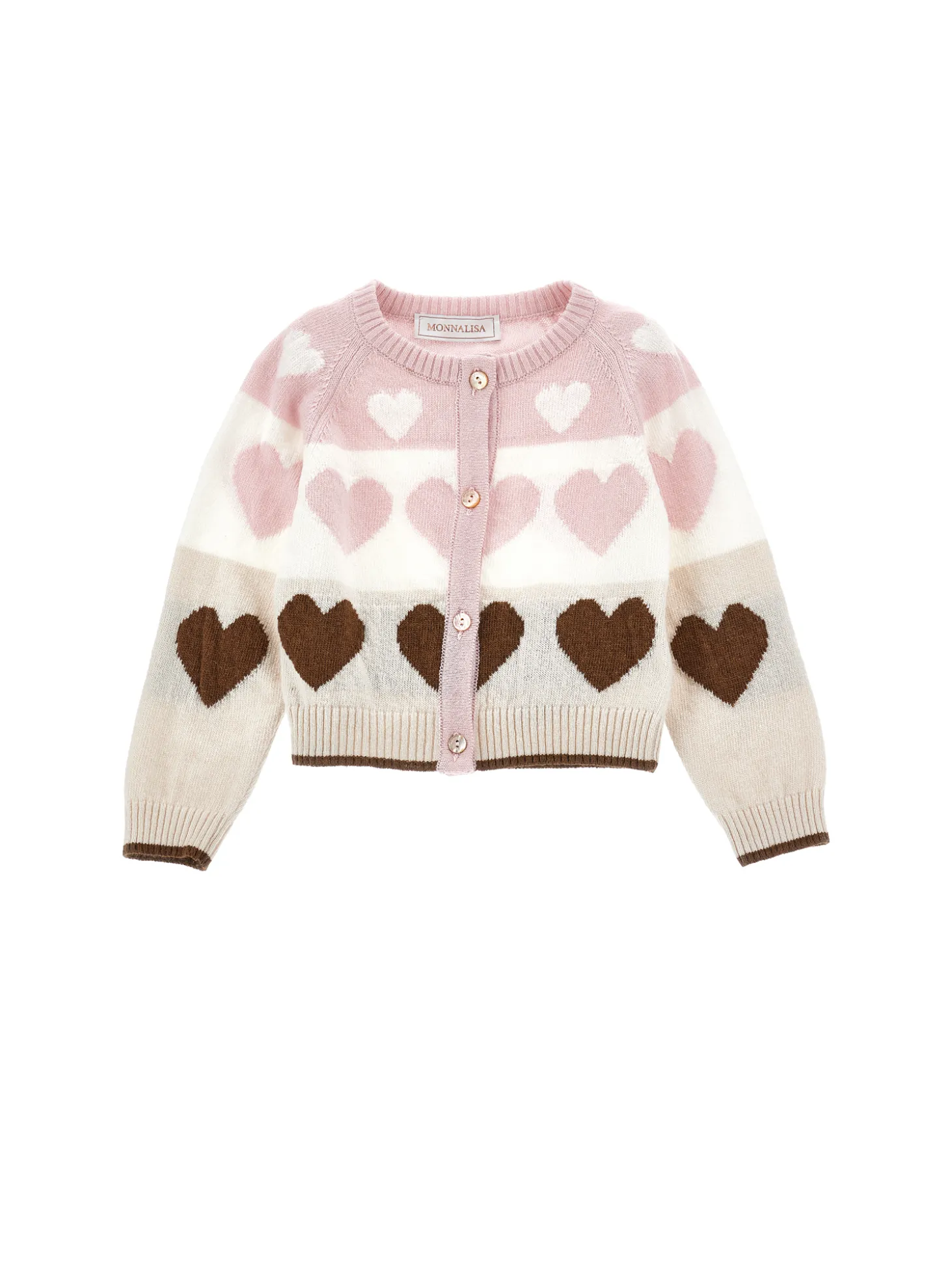 Cardigan super soft cuori