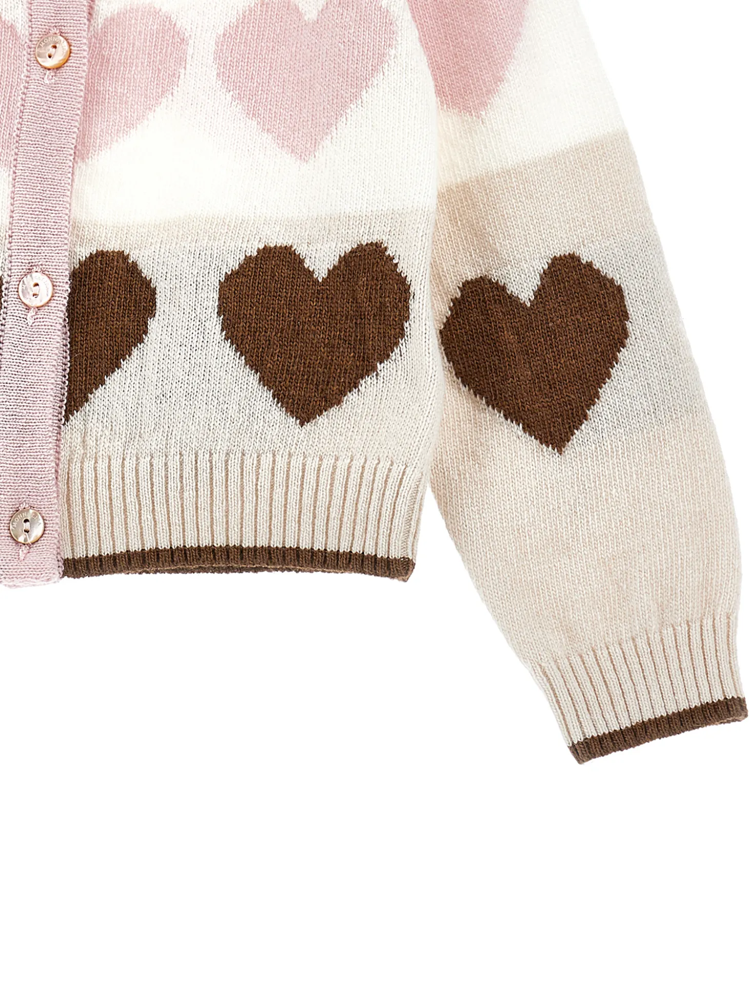 Cardigan super soft cuori
