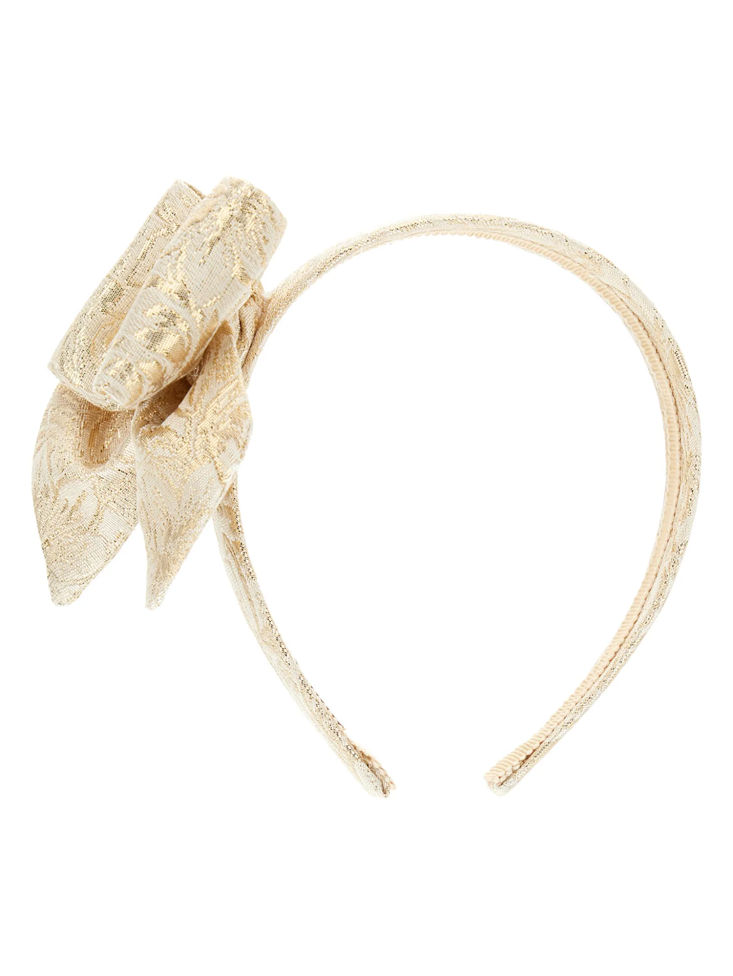 Cerchietto broccato lurex