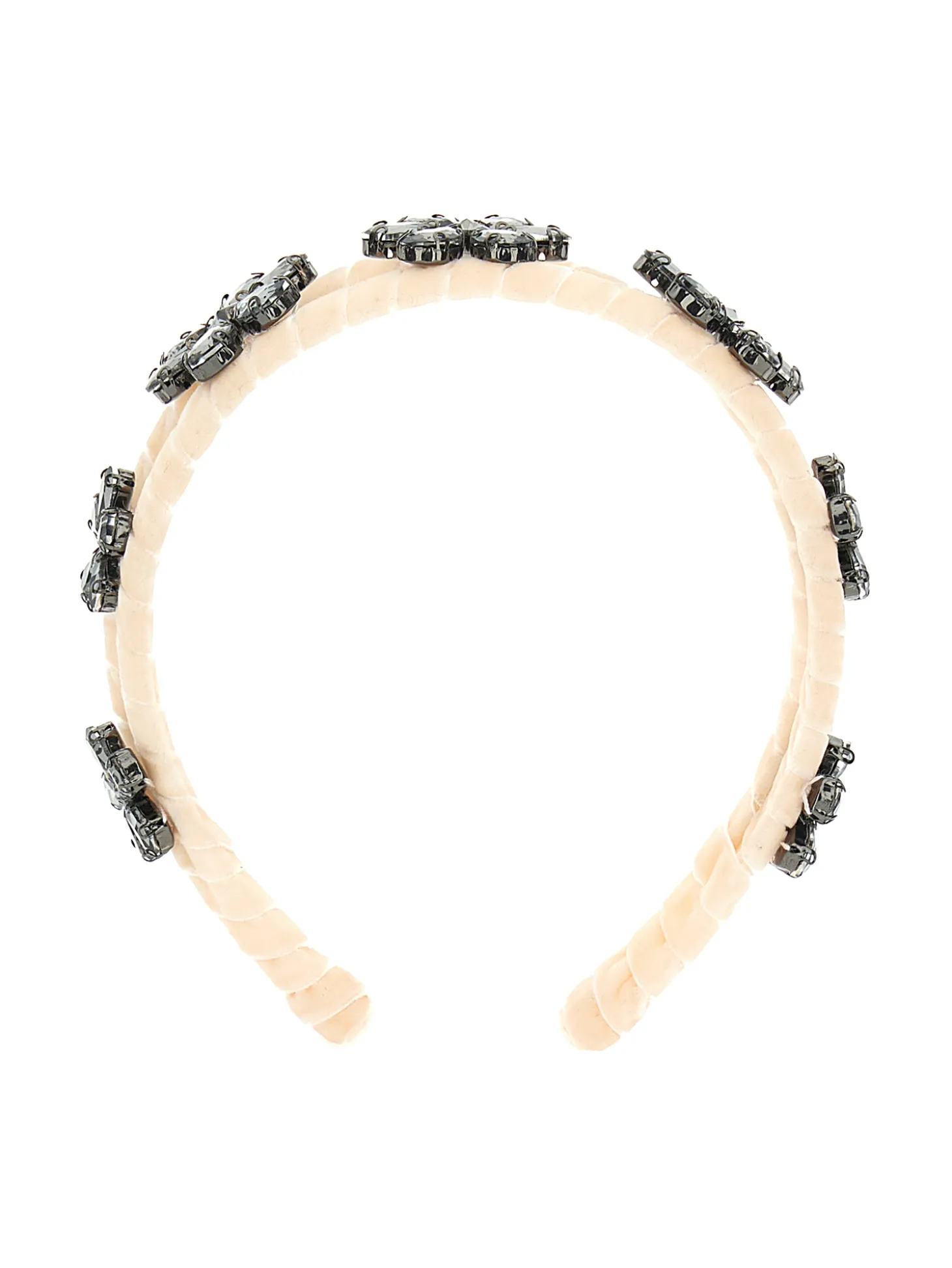 Cerchietto fiori strass