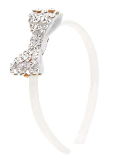 Cerchietto per capelli perle e strass