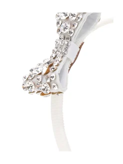 Cerchietto per capelli perle e strass
