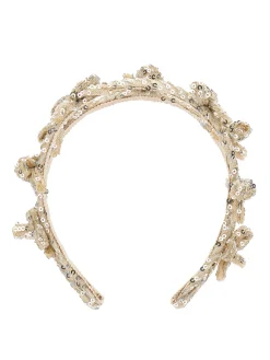 Cerchietto per capelli tulle e paillettes