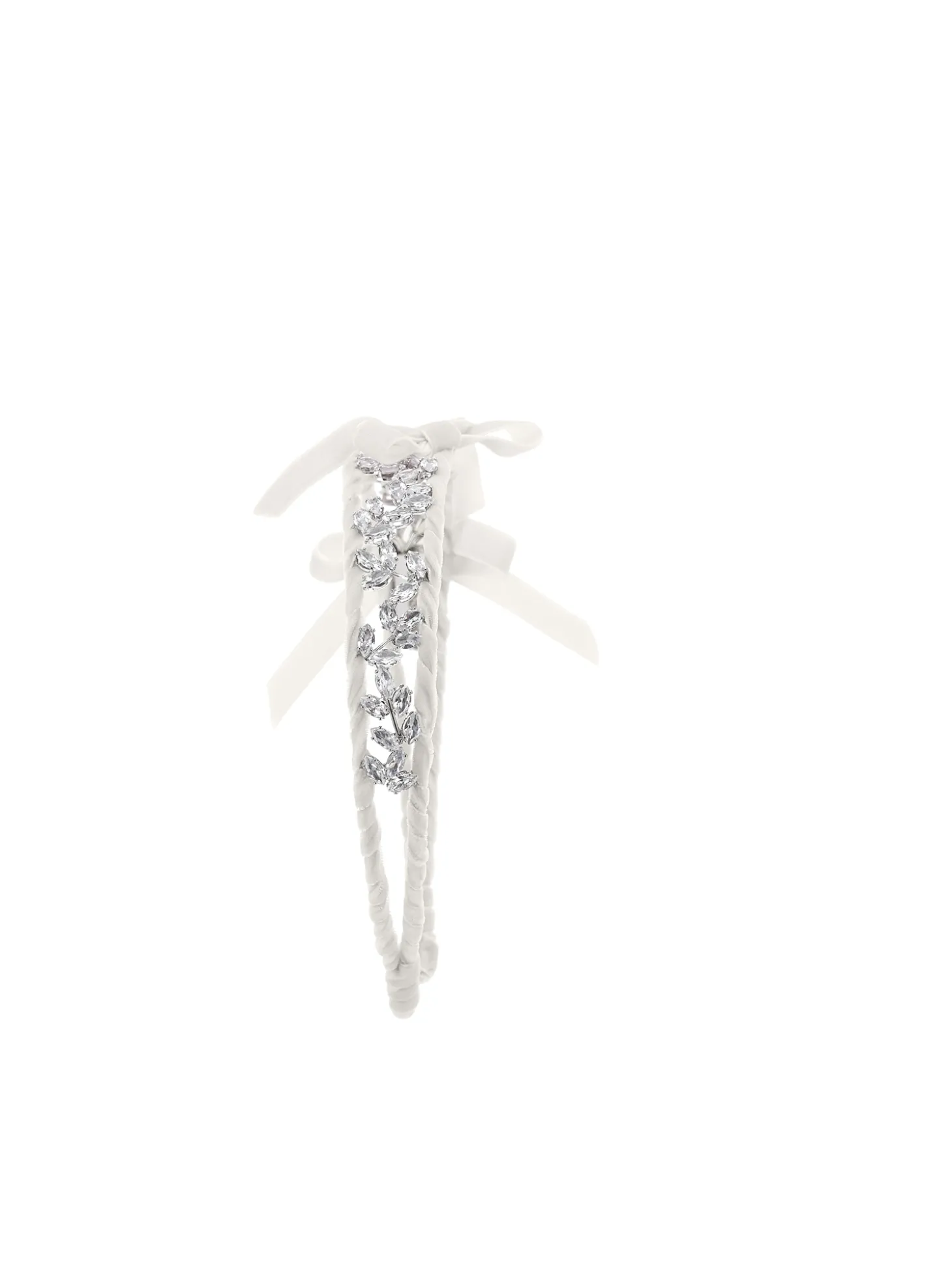 Cerchietto strass e velluto