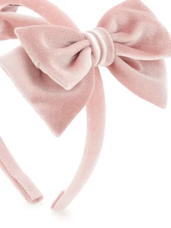 Cerchietto velvet con fiocchi