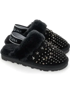 Clogs in crosta con borchie