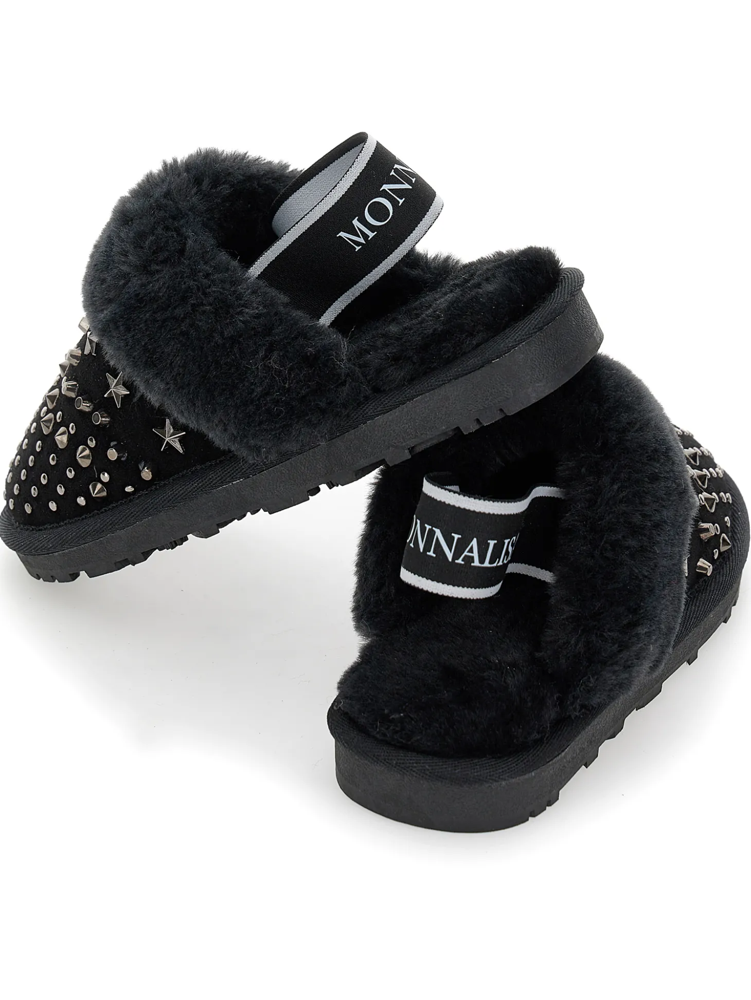Clogs in crosta con borchie