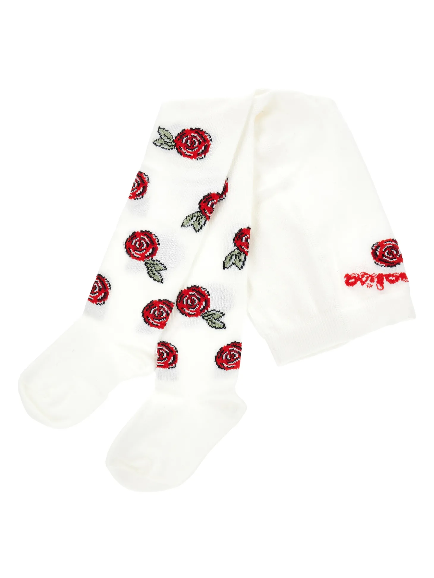 Collant caldo cotone rose