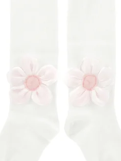 Collant cotone fiore