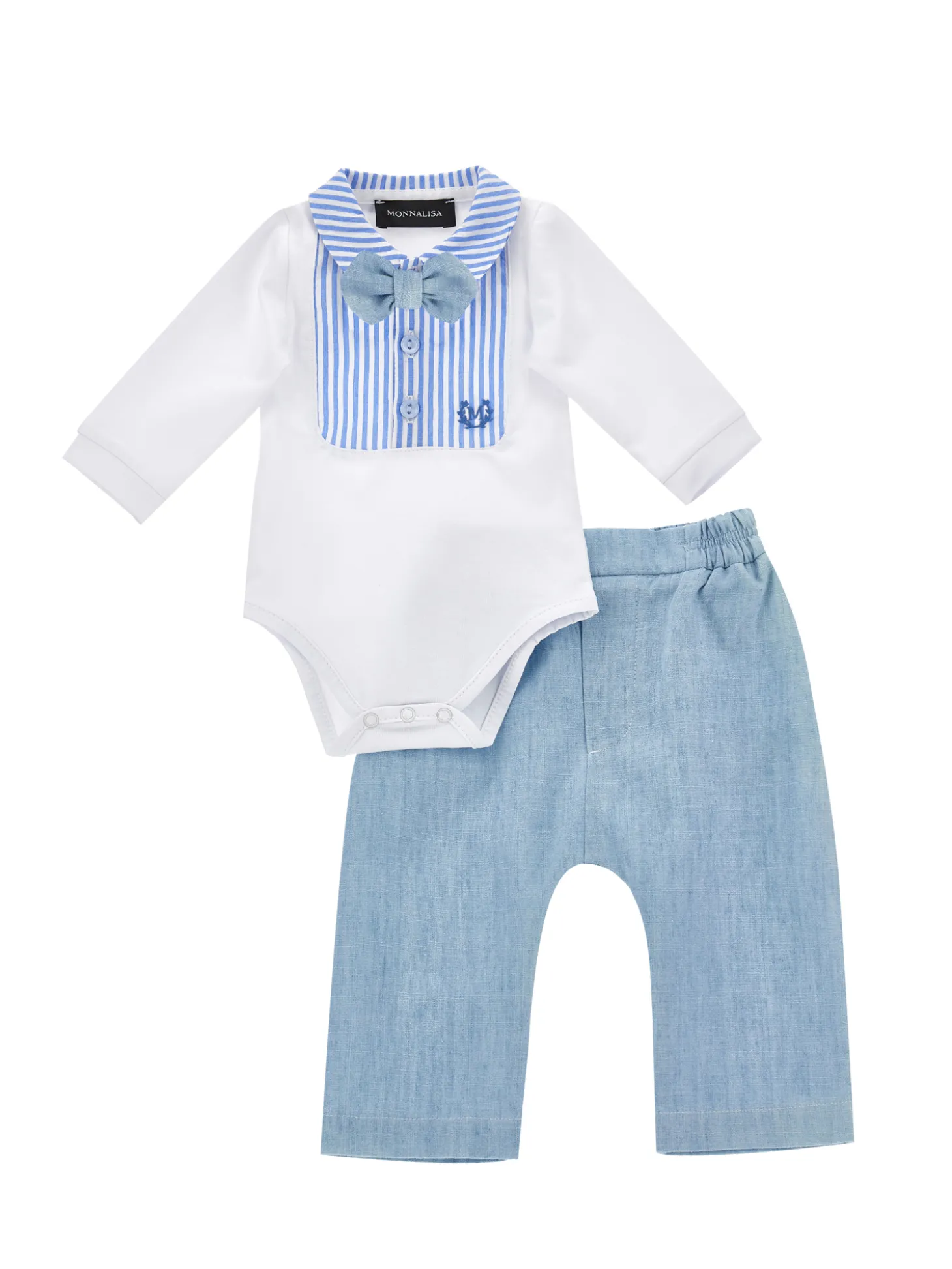 Completino due pezzi chambray