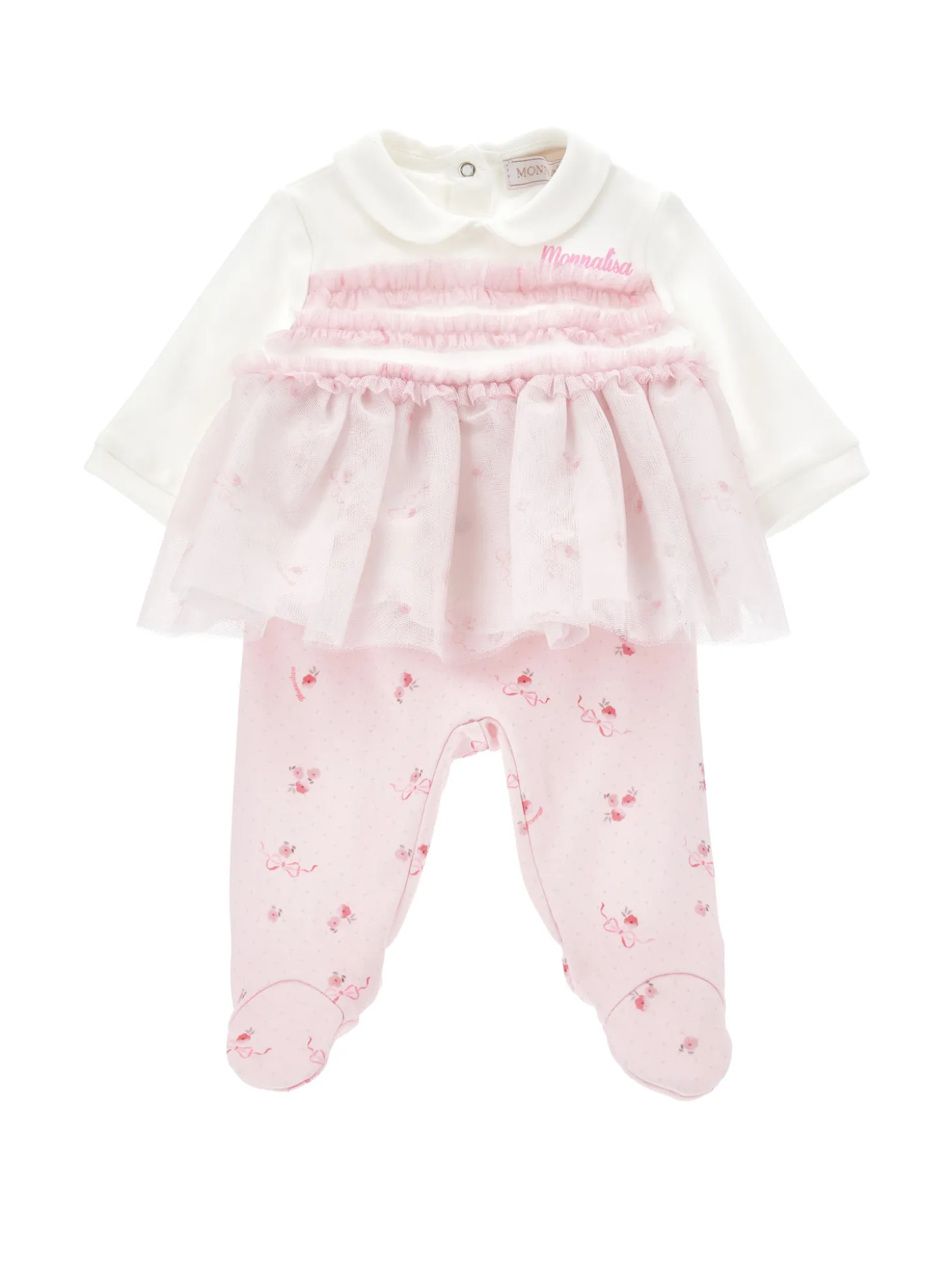 Completo 2 pezzi tulle stampato