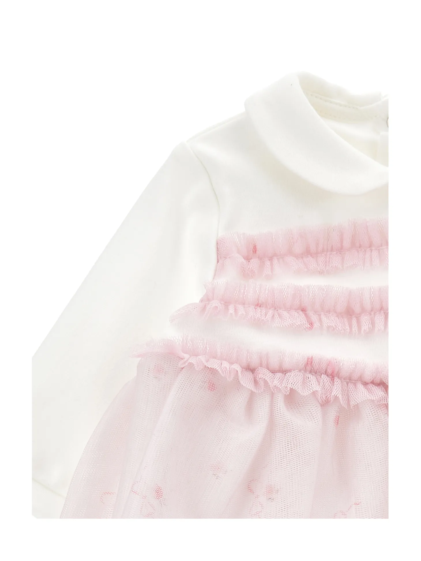 Completo 2 pezzi tulle stampato
