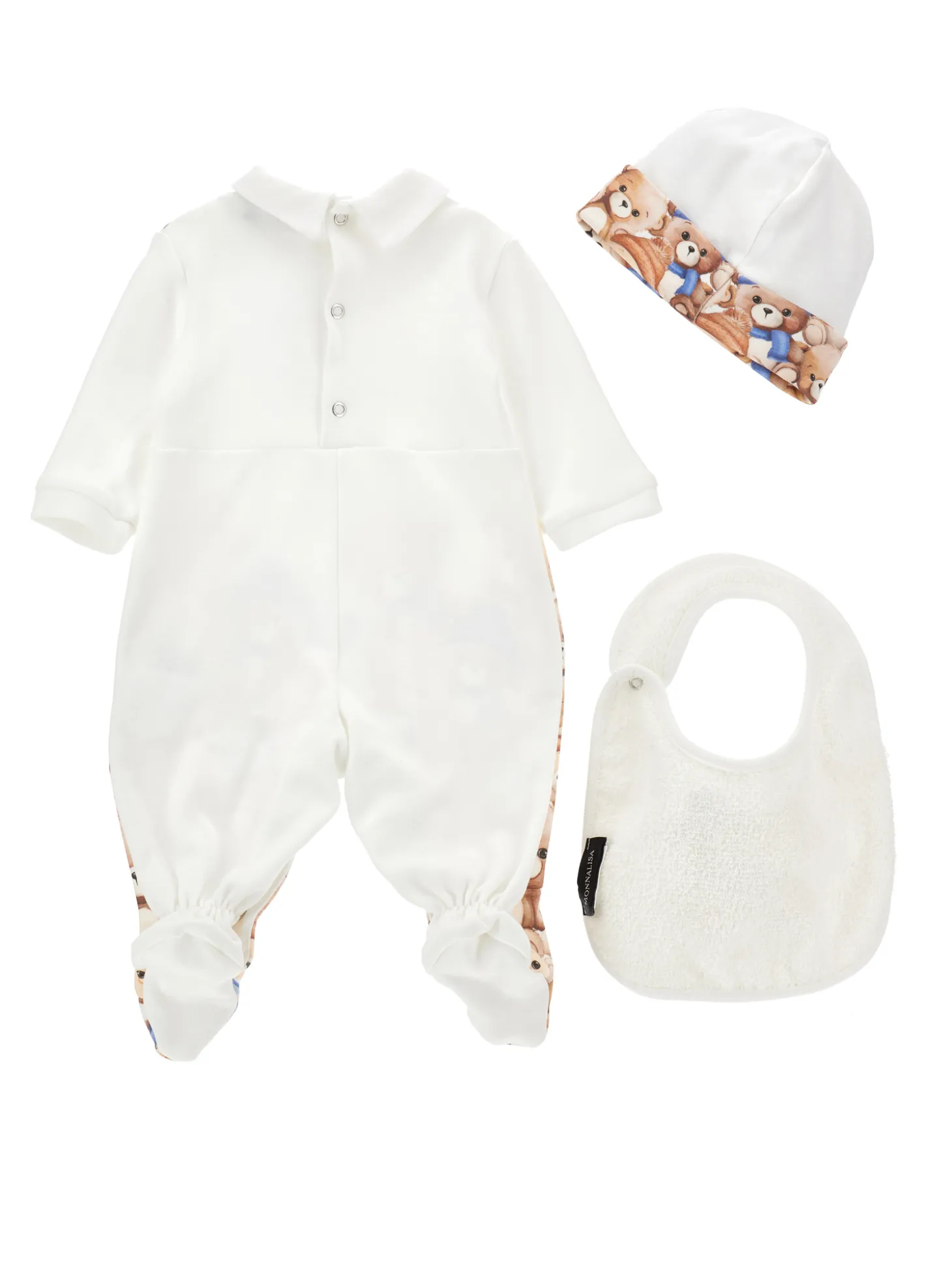 Completo tre pezzi tutina e accessori