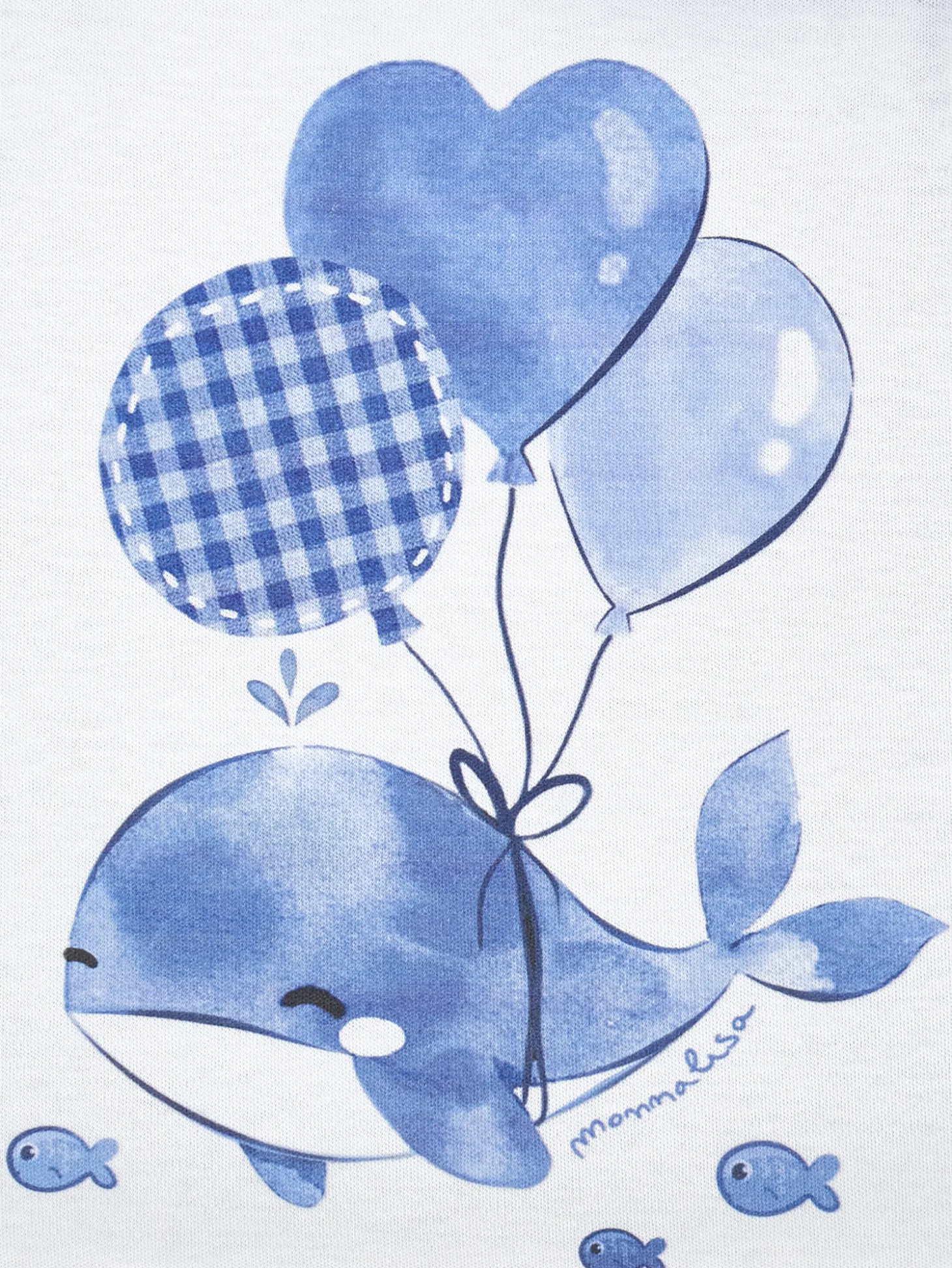 Copertina cotone marine