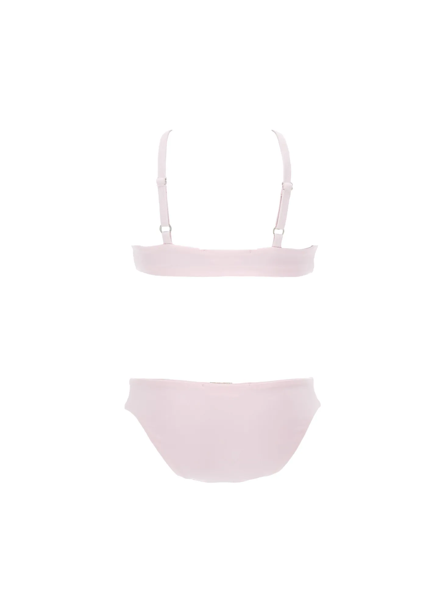 Costume due pezzi con pompon in tulle
