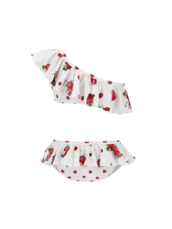 Costume due pezzi fragole