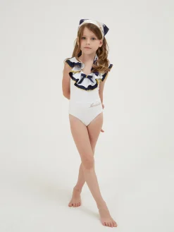 Costume stretch marinière