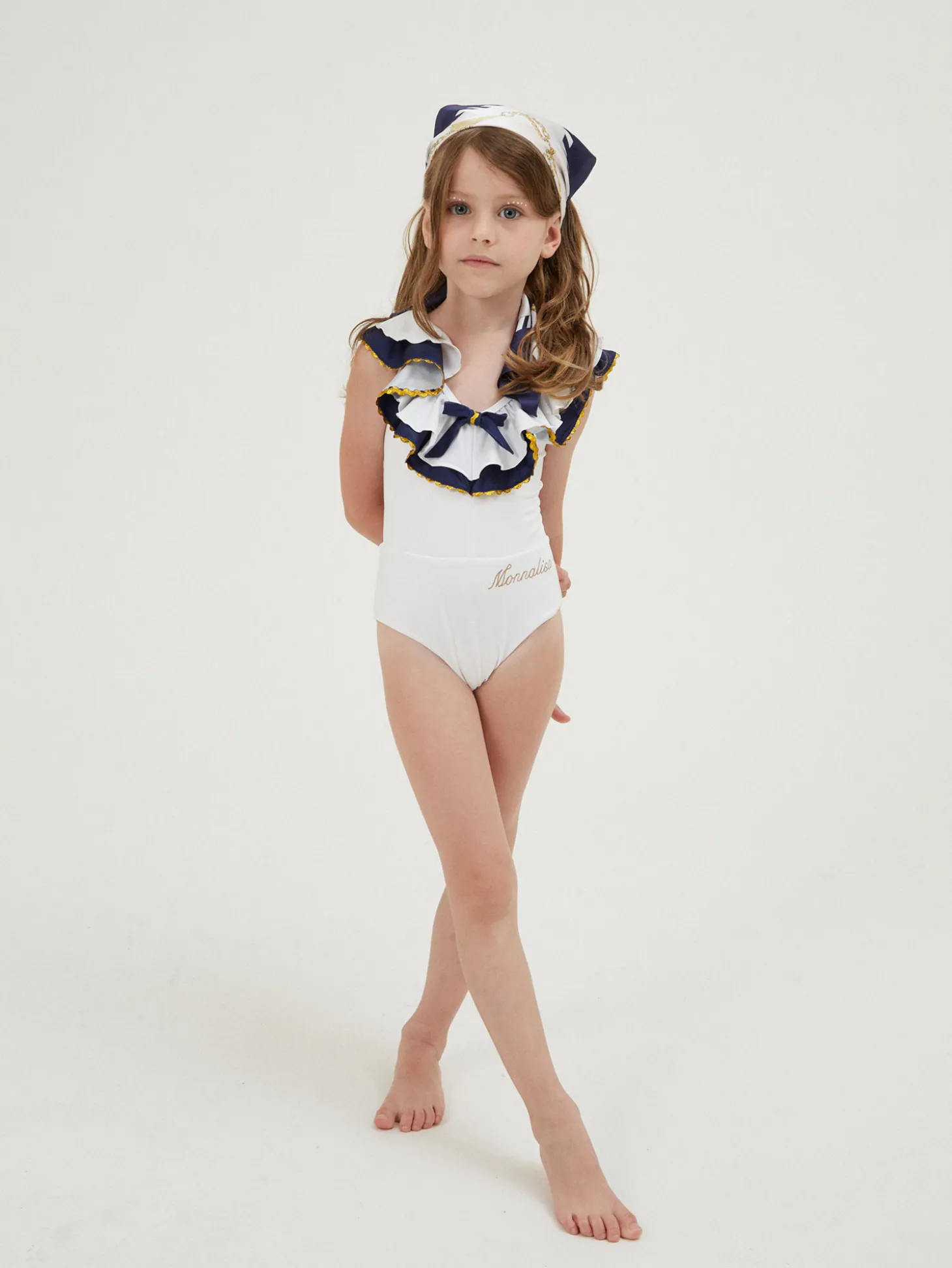Costume stretch marinière