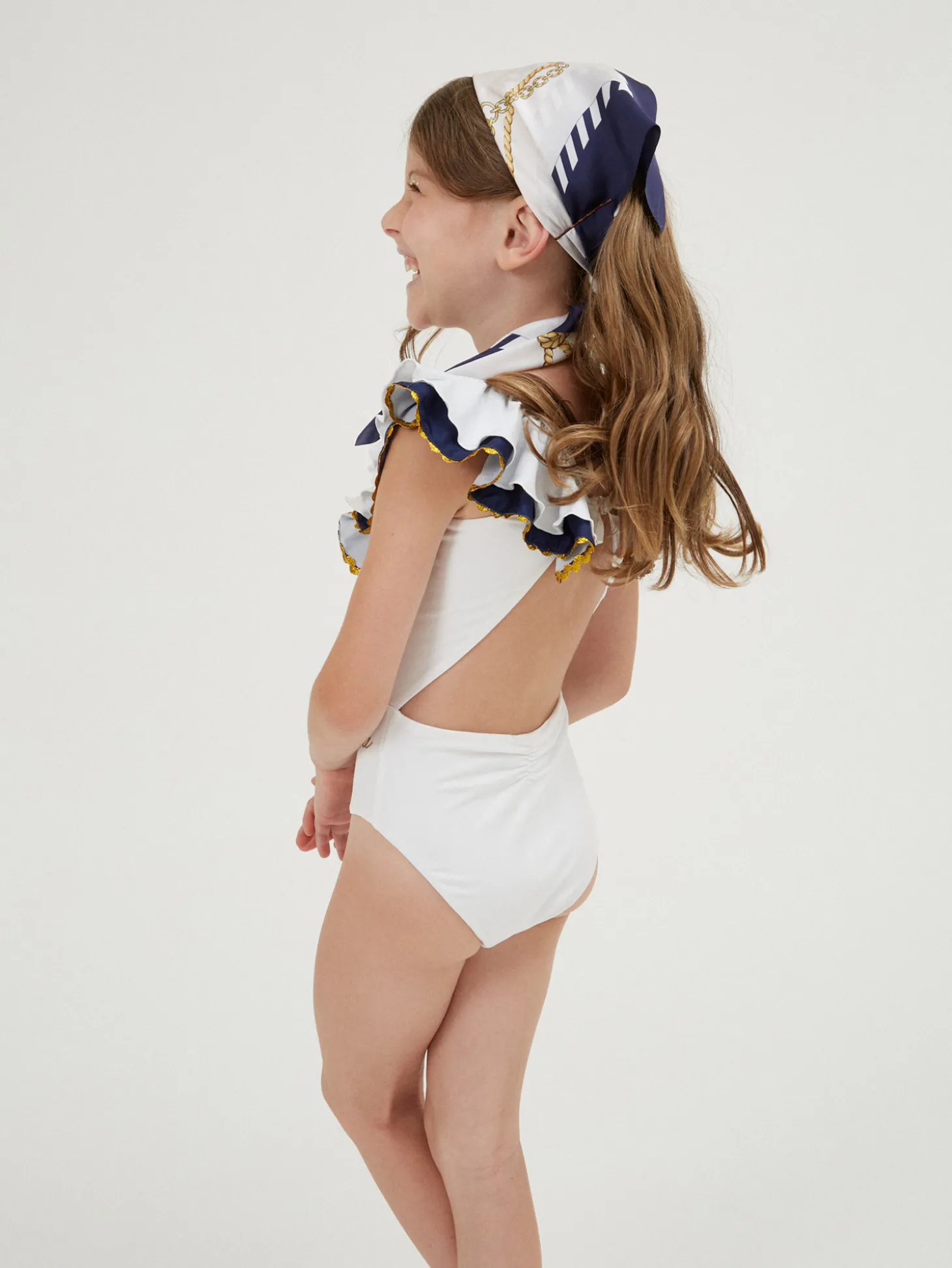 Costume stretch marinière