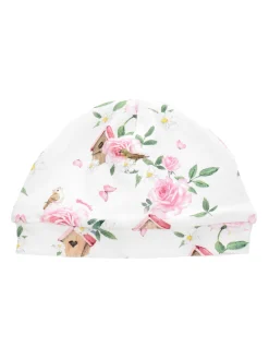 Cuffia cotone stampa rose