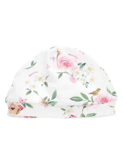 Cuffia cotone stampa rose