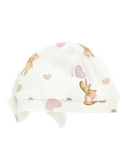 Cuffietta cotone cuori