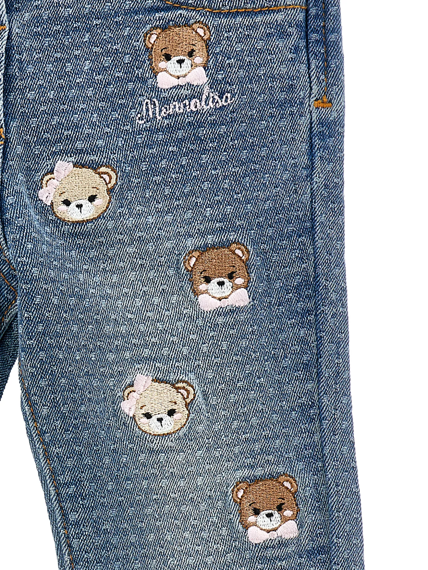 Denim jacquard orsetti