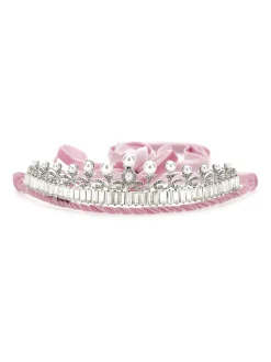 Diadema strass e velluto