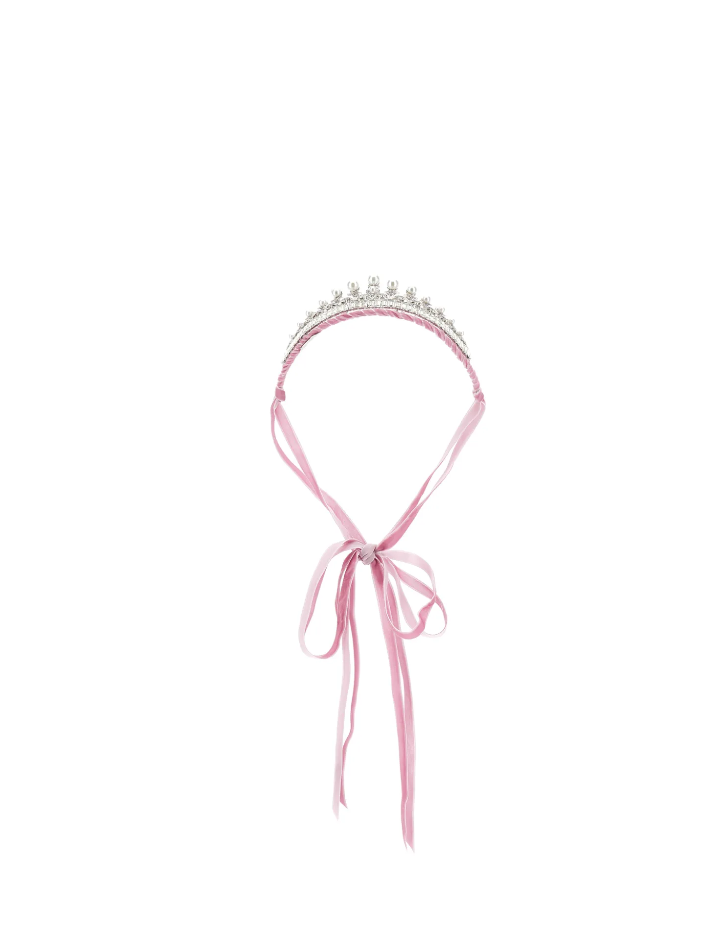 Diadema strass e velluto
