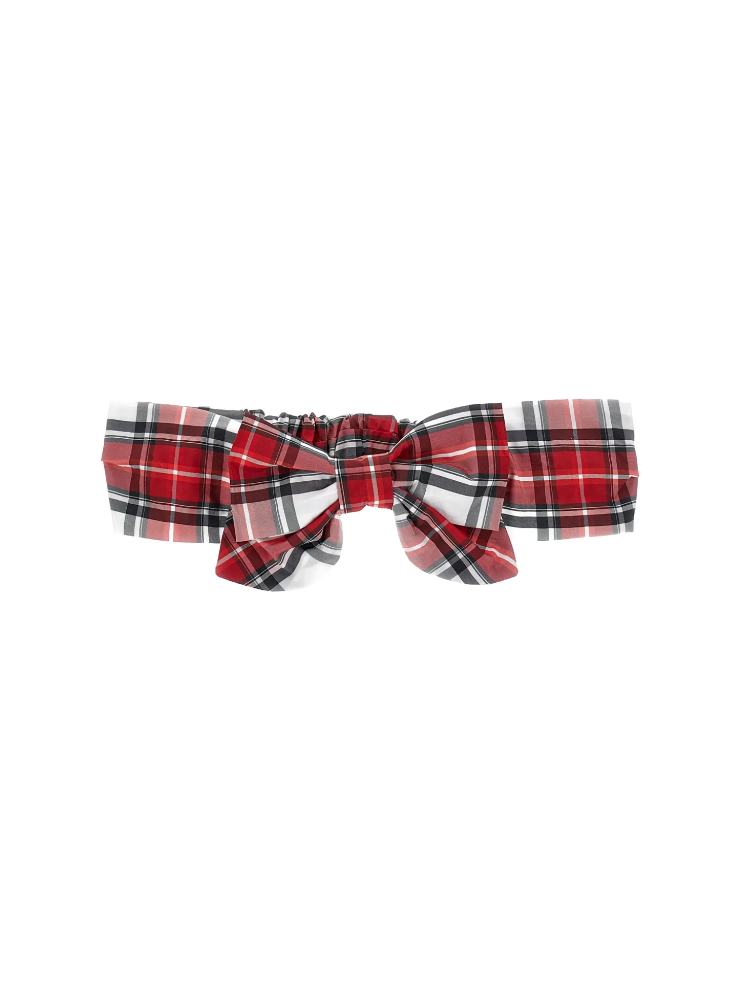 Fascia per capelli taffetà tartan
