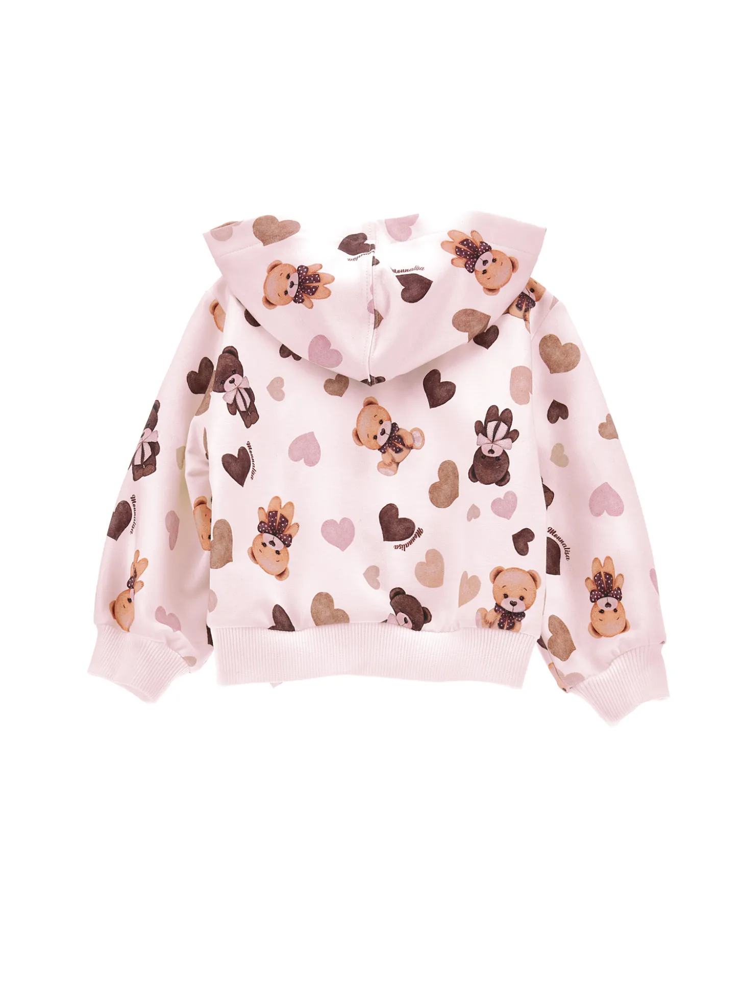 Felpa con cappuccio stampa overall