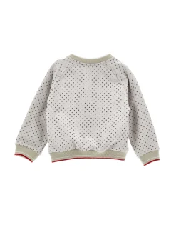 Felpa cotone con zip