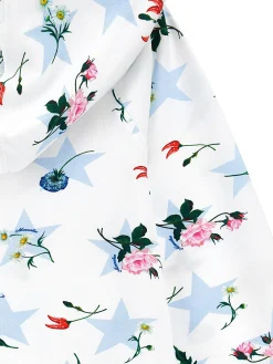 Felpa cotone stelle e fiori
