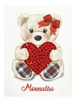 Felpa teddy bear strass