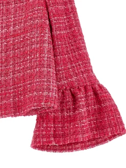 Giacchino bouclé mèlange