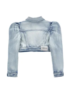 Giacchino denim con bottoni gioiello