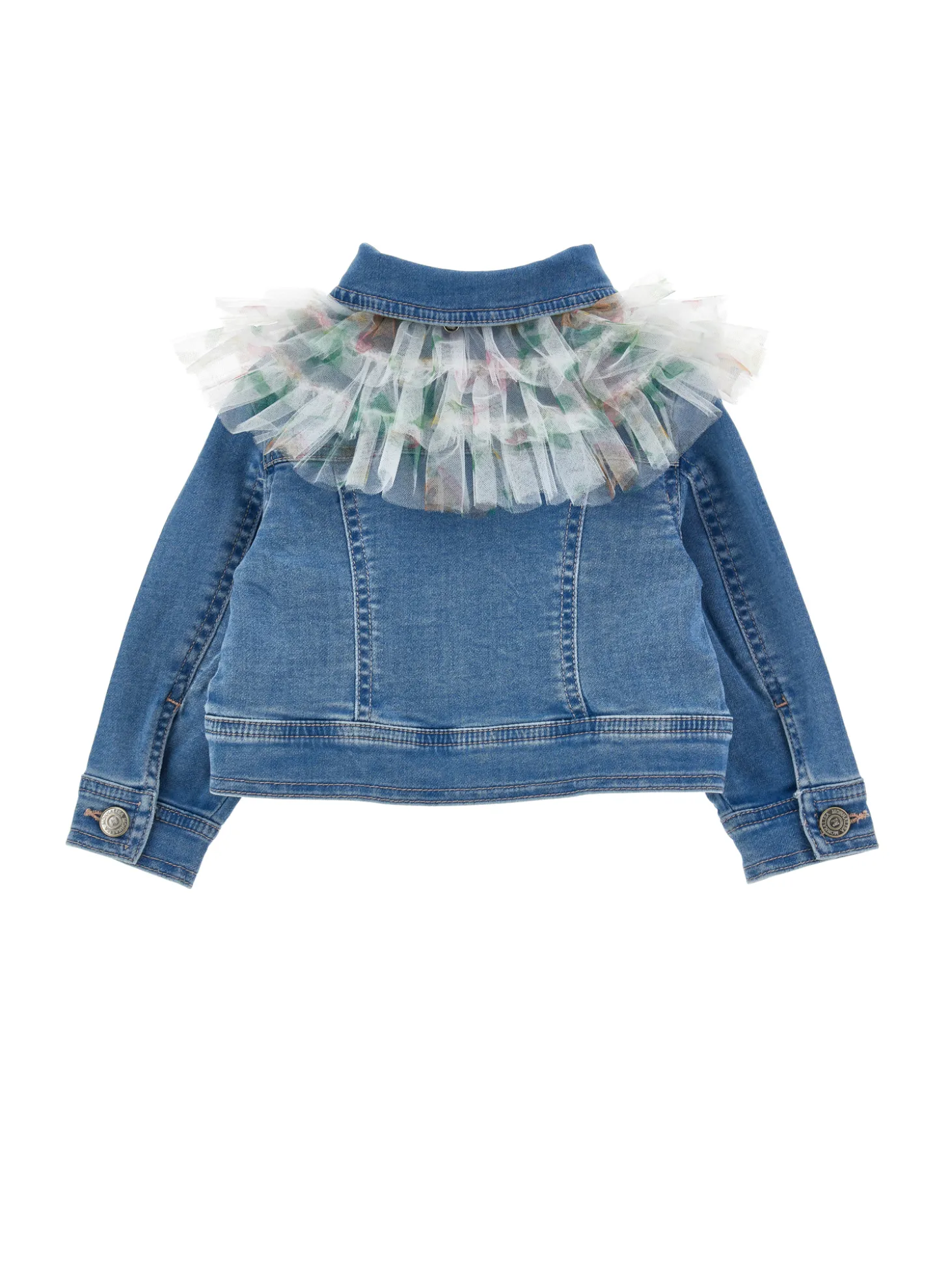 Giacchino denim con galette