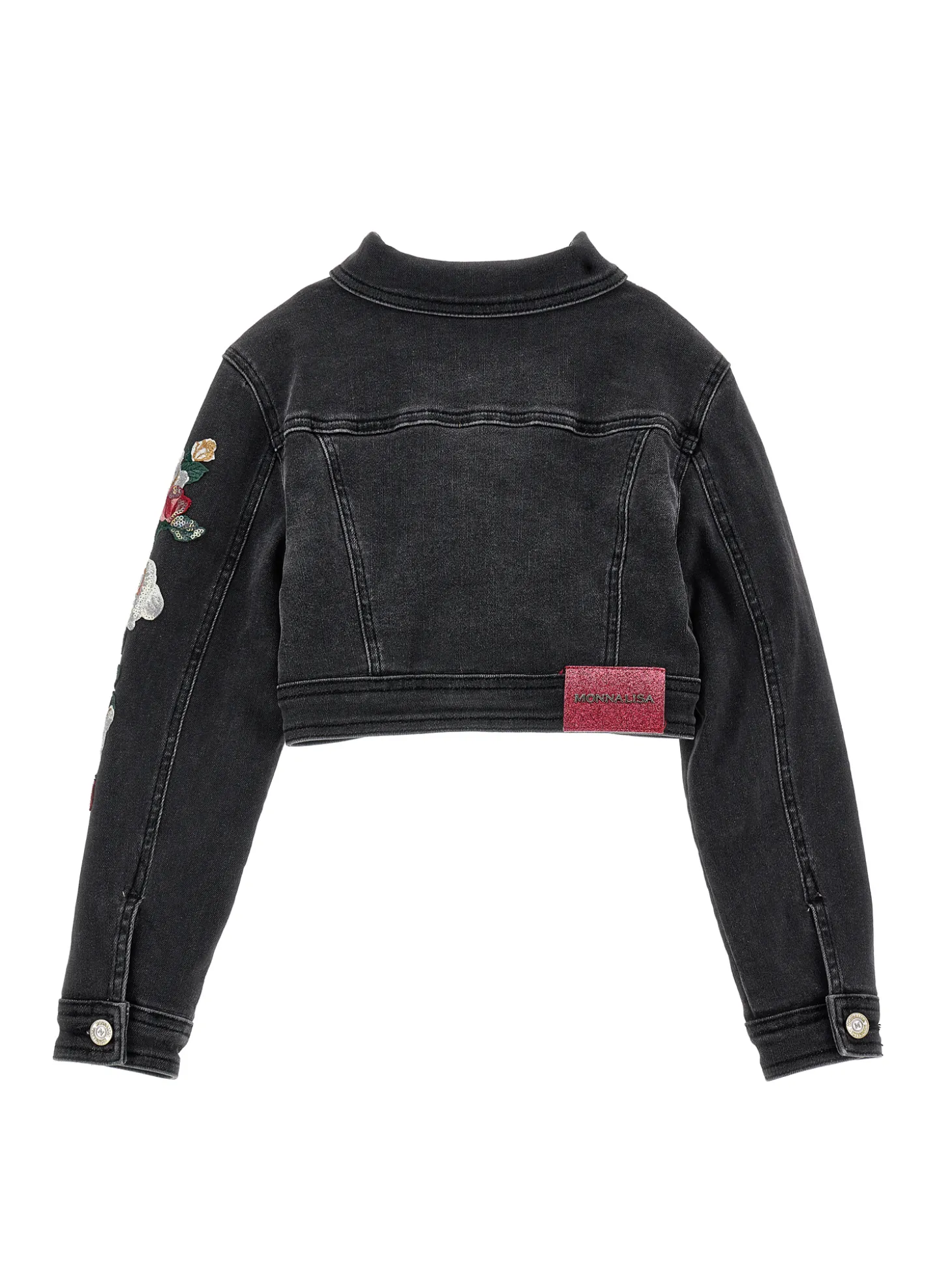 Giacchino jeans ricamato