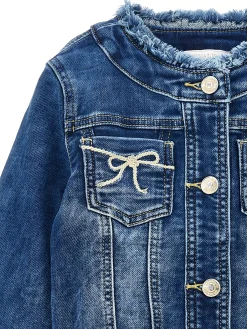 Giacchino jeans ricamato