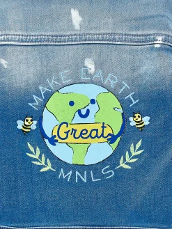 Giacchino jeans sfumato