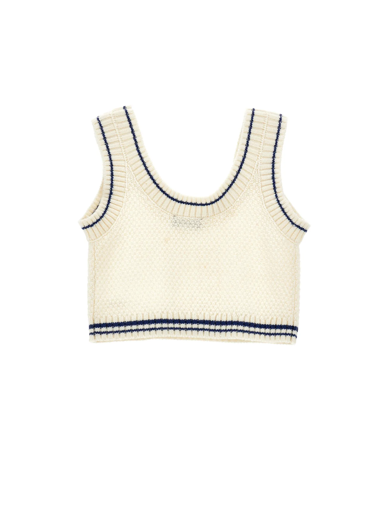 Gilet bicolor knitwear
