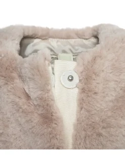 Gilet peluche con mongolia