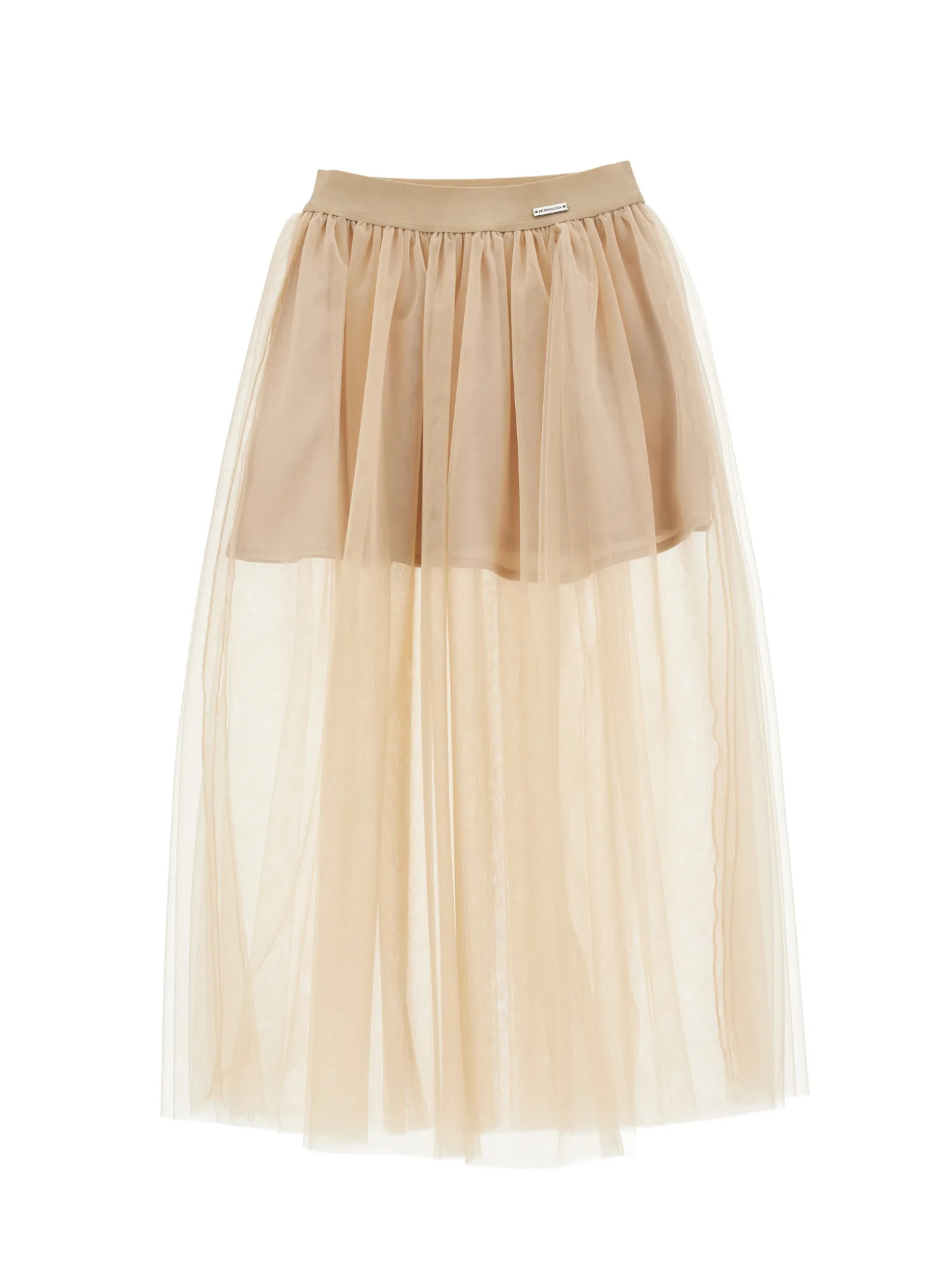 Gonna longuette tulle manoseta