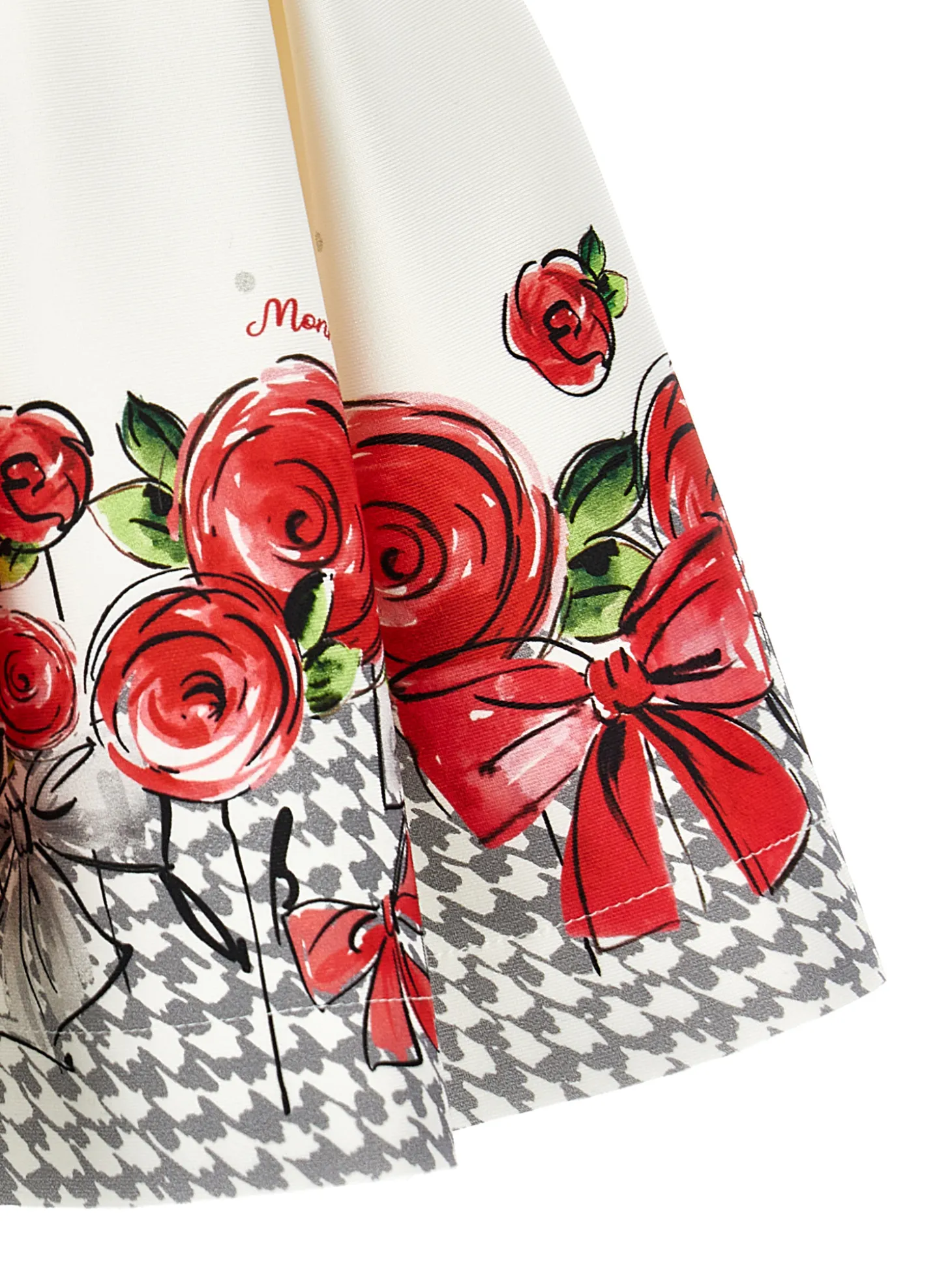 Gonna neoprene con rose