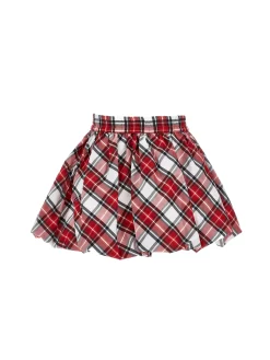 Gonna taffet&agrave; tartan